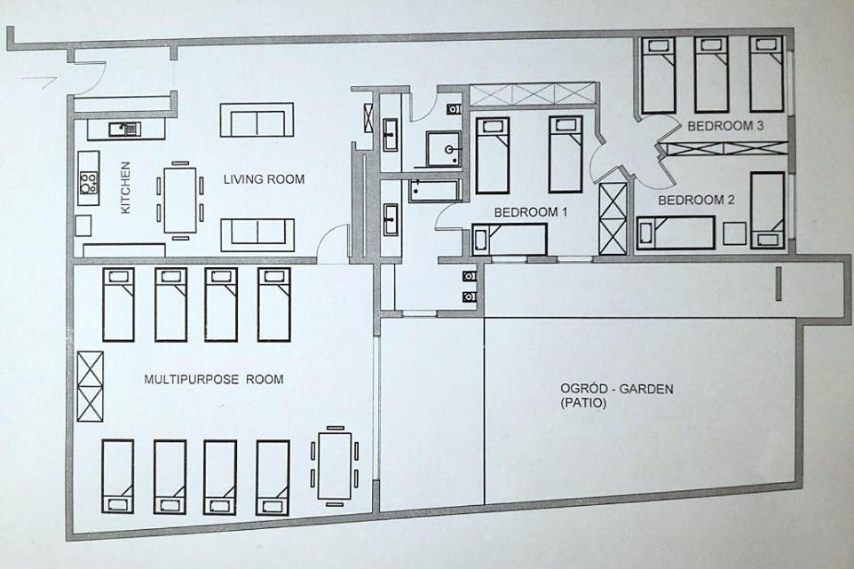 Apartment With Garden In City Center Krakow Ngoại thất bức ảnh